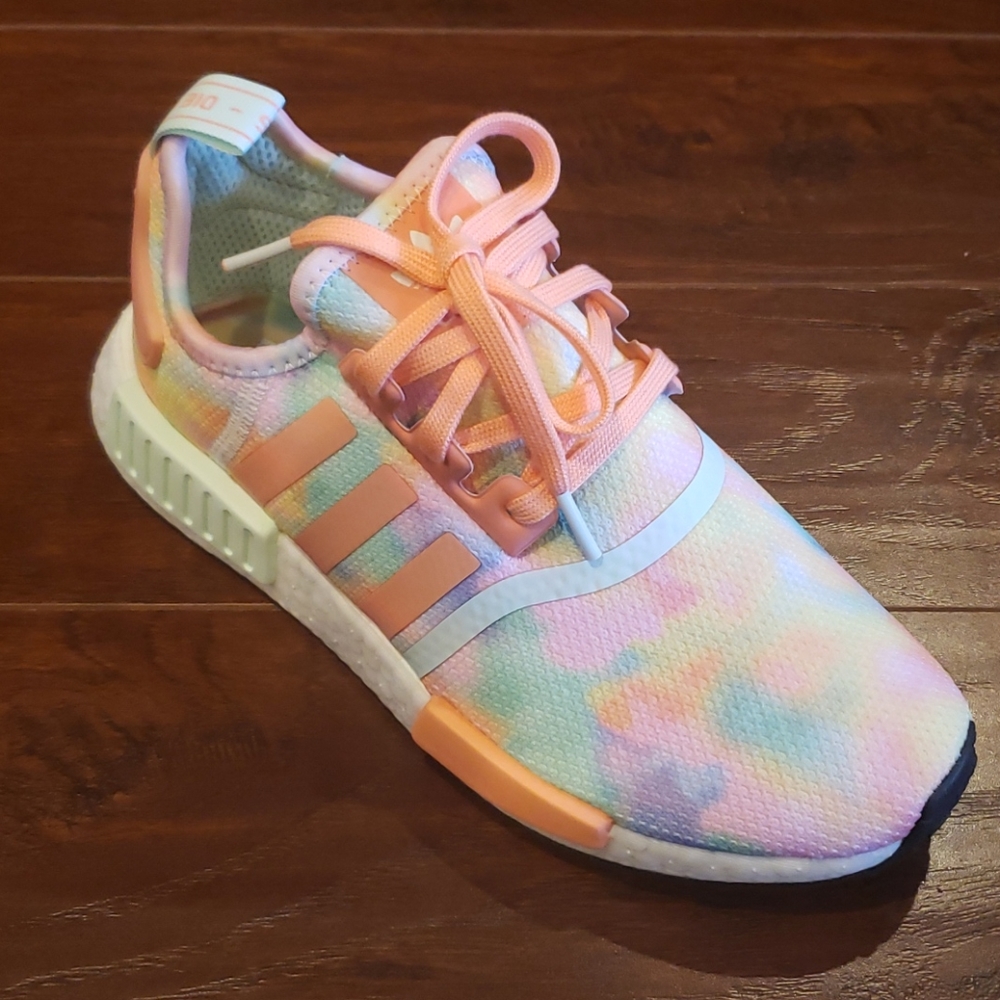 Adidas NMD R1 Tie Dye Athletic Sneakers - Picture 5 of 15